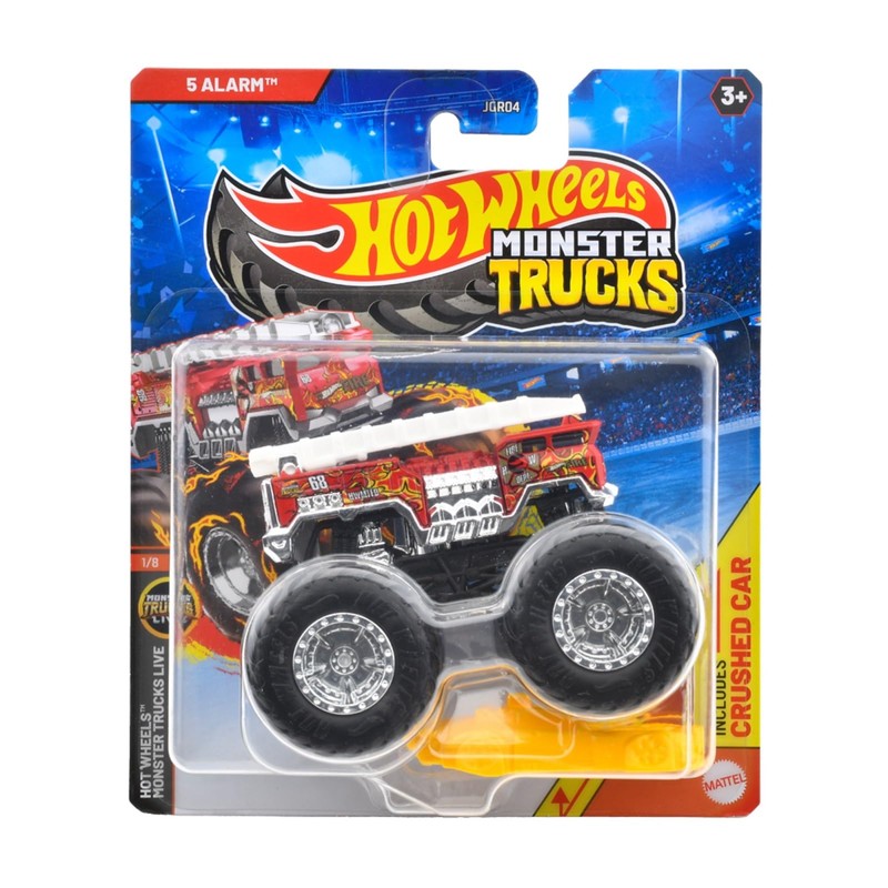 Hot Wheels JGR04 Monster Truck 1:64 Five Alarm Vehicle Toy