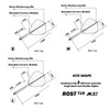 CUESOUL ROST T19 Integrated Dart Shaft and Flight Kite Shape,Set