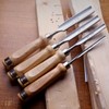 ATOPLEE Wood Chisel Set for Woodworking, 4 pcs Professional Wood