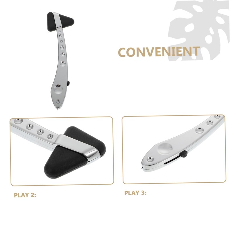 Ciieeo 1Pc Triangular Reflex Hammer for Medical Diagnosis Multi Functional