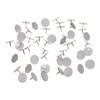Allen Company Reflective Trail Marking Tacks (Pack of 50) White,