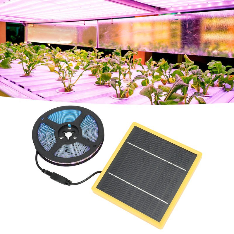 Solar Plant Grow Light Waterproof Monocrystalline Silicon Sunlight Plant Lamp