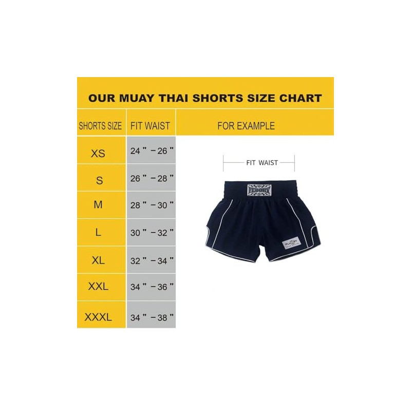 FLUORY Muay Thai - Pantalones cortos de boxeo con estilo