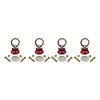 Pit Posse Aluminum L Track Anchor Tie Down Rings (4