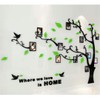 Wall Tattoo Tree 3D DIY Wall Sticker with Picture Frame,