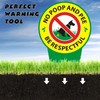 No Dog Poop Signs 2 Pack - Aluminum High Temperature