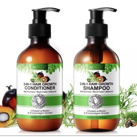 Aliver 3in1 Hair Growth shampoo & Conditioner With Biotin, Batana Oil, Rosemary Oil