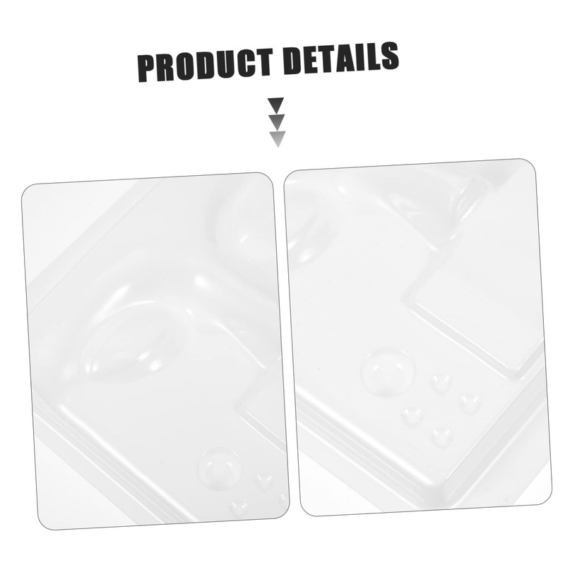 BIUDECO 3pcs Eyelash Practice Tray for Lash Extensions Beauty Face