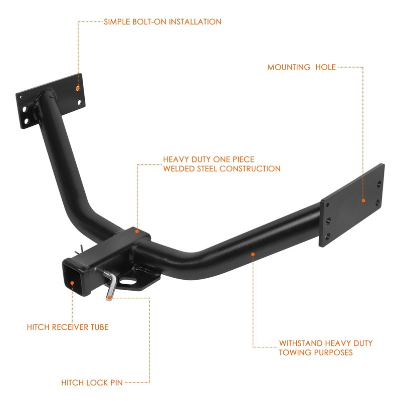 Class 3 Tow Trailer Hitch 2" Receiver Compatible with 07-13