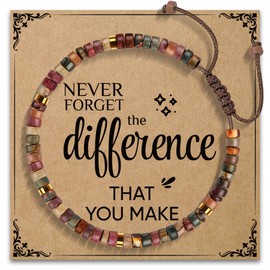 Thank you Gifts for Women Men - Never Forget The Difference That You Make - Appreciation Gifts for Mentor Teacher Nurse, Going Away Gift Retirement Gift for Employee Coworker Boss