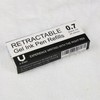 24 Pcs Retractable Black Gel Ink Refills, 0.7 mm Point