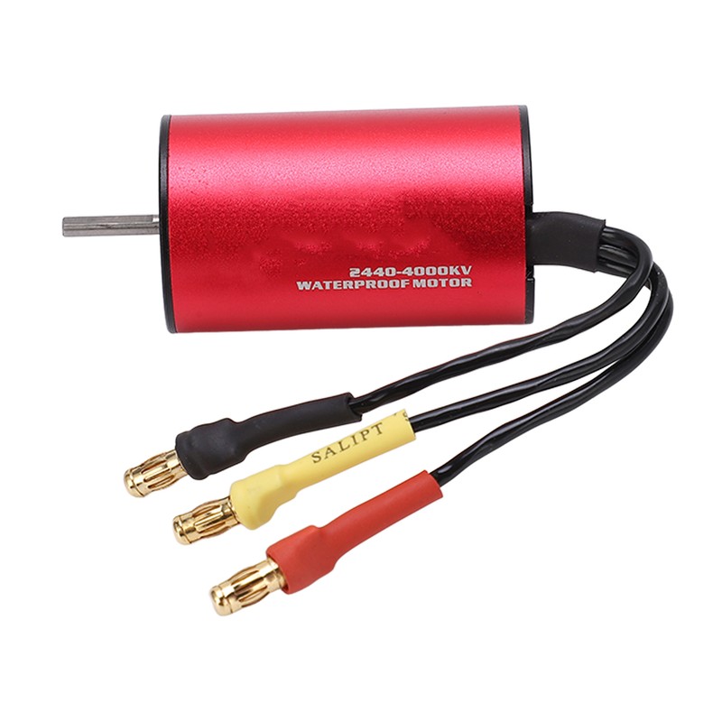 RC Transmitter 2.4G CH2 Remote Controller with Receiver 2440 4000KV