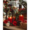 Homemory 6Pack 2" x 2" Red LED Votive Candles with