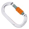 Locking Carabiner Clip Aluminum Alloy Oval Locking Heavy Duty Carabiner