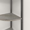 IRCPEN 6 Tier Corner Shelf, Industrial 63.1" Tall Ladder Corner