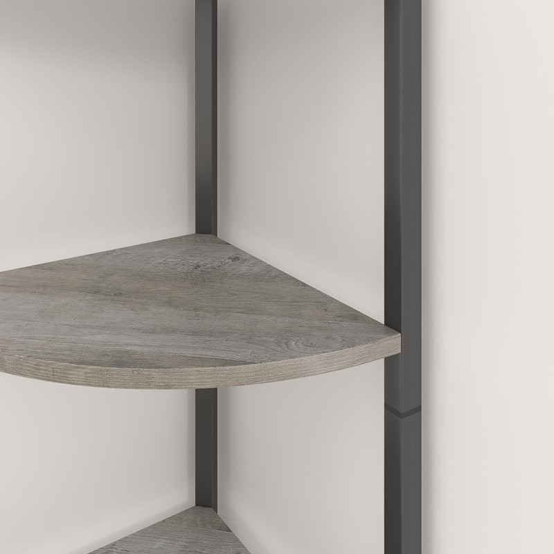 IRCPEN 6 Tier Corner Shelf, Industrial 63.1" Tall Ladder Corner