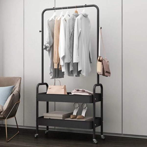 Unbranded Clothing Rack Garment Rack Clothes Hanger Rolling Base w/