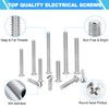 Machine Screws, 100 PCS Phillips Pan Head Electricians Screw Kit