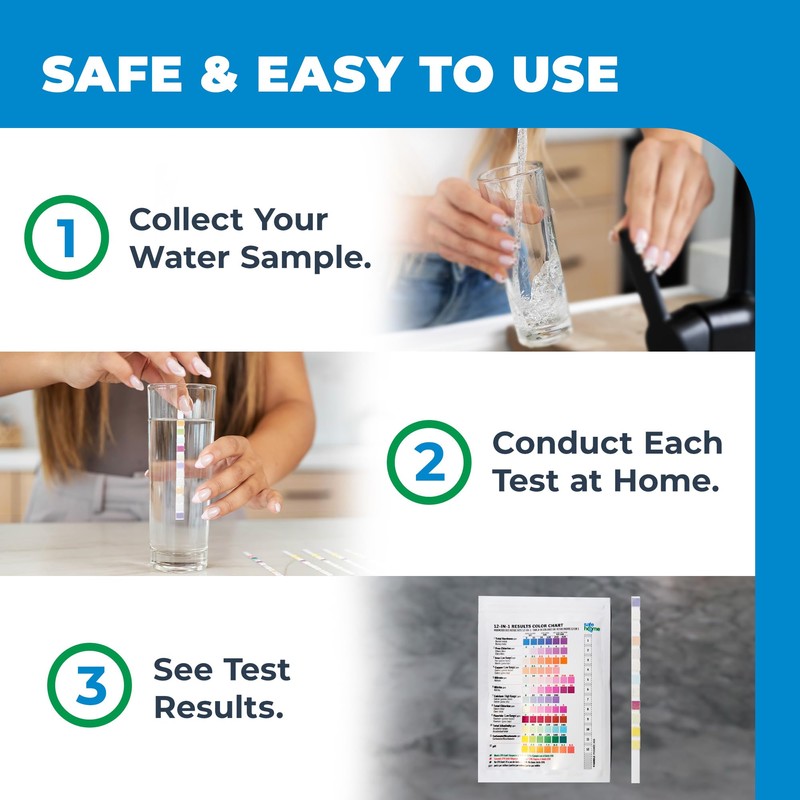 Safe Home® 14-in-1 DIY Drinking Water Test Kit – Includes