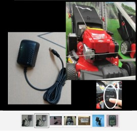 CW 5ft AC ADAPTER for  Troy Bilt TB290 ES Lawn Mower power supply charger