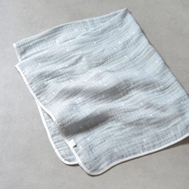 10mois 23151019 Cotton Tencel Triple Gauze Baby Carrier Afghan Powder Blue