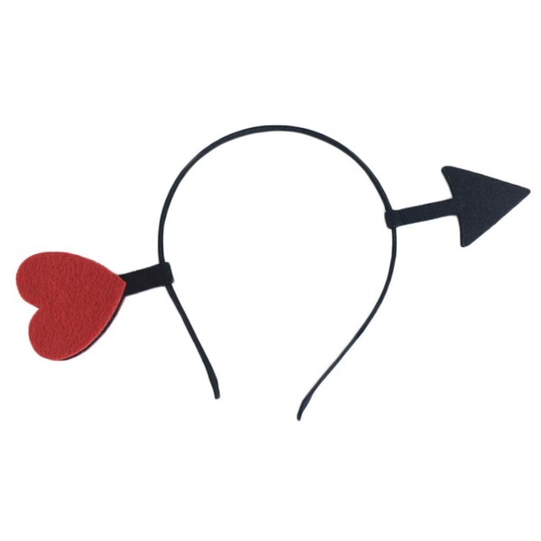 YuanHolumid YuanHolumid Funny Red Love Heart for Arrow Boppers Headband