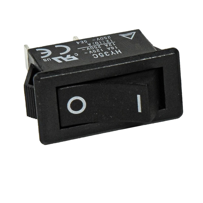 HQRP ON Off Rocker Switch 16A 125V Compatible with Black