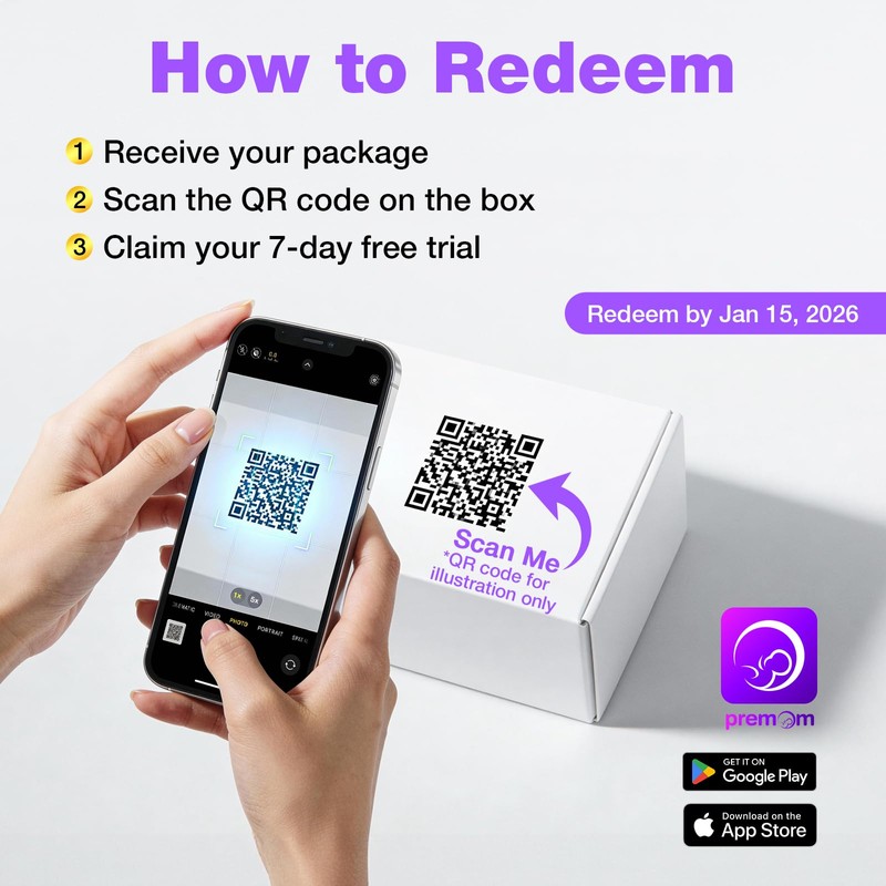 Easy@Home Smart Basal Thermometer for Women: Digital BBT Auto Sync