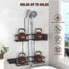REINHARDT Adjustable Shower Caddy Hanging Rustproof Shower Caddy for Handheld