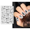 FIESTAS GUIRCA | Halloween Nail Stickers Party Supply - Adult