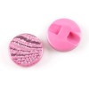 5 Pcs Round Resin Buttons Striped Buttons for Overcoat Sewing