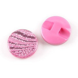 5 Pcs Round Resin Buttons Striped Buttons for Overcoat Sewing Accessories