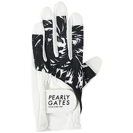 Parly Gates 053-3285601 Unisex One-Hand Gloves (Botanical Pattern, Water Absorbent, Quick Drying, UV Protection), Golf Gloves, 121_Delicate Botanical