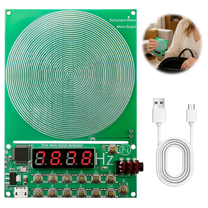7.83 Hz Schumann Frequency Generator, Adjustable 0.01 Hz - 100,000