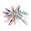 Hooded Scoop with Colorful Handle, Stainless Steel, Size 13 (#100)