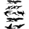 Window Alert Bird Stickers Silhouettes Glass Door Protection Save Birds,