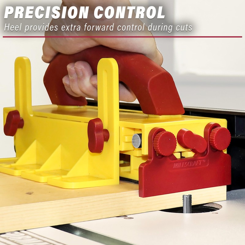 Milescraft 3406 GrabberPRO - Push block for Table Saws, Router