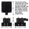 12V Solenoid Valve Air Ride Suspension manifold valve with remote