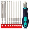 Hakkin 10 Piece Ball Head Hex Screwdriver 100 mm Hex