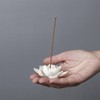 Lanito Incense Burner, Lotus Incense Plate, Stylish, Ceramic Buddhist Altar