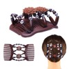 6 pieces African hair clip, hair comb, magic hair comb,