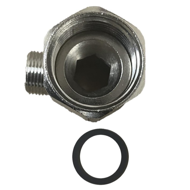 7/8" Female, 7/8" Male Stainless Steel Bidet T-Adapter