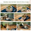Matcha Whisk Set, Matcha Bowl with Spout, 8PCS Matcha kit,