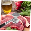Alipis Double-Sided Meat Mallet for Kitchen Aluminum Beef Hammer Meat