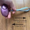 9 Pcs Alarm Keychain Safety Keychain for Women