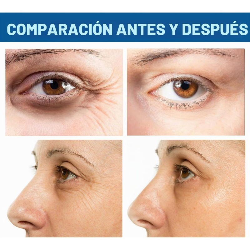 Bluemega Mascarillas para Ojos, 12 Unidades, Parches de Colágeno Marino