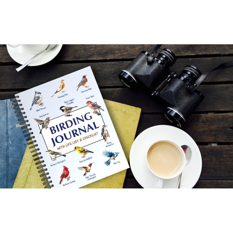 Birding Journal with Life List & Checklist A5