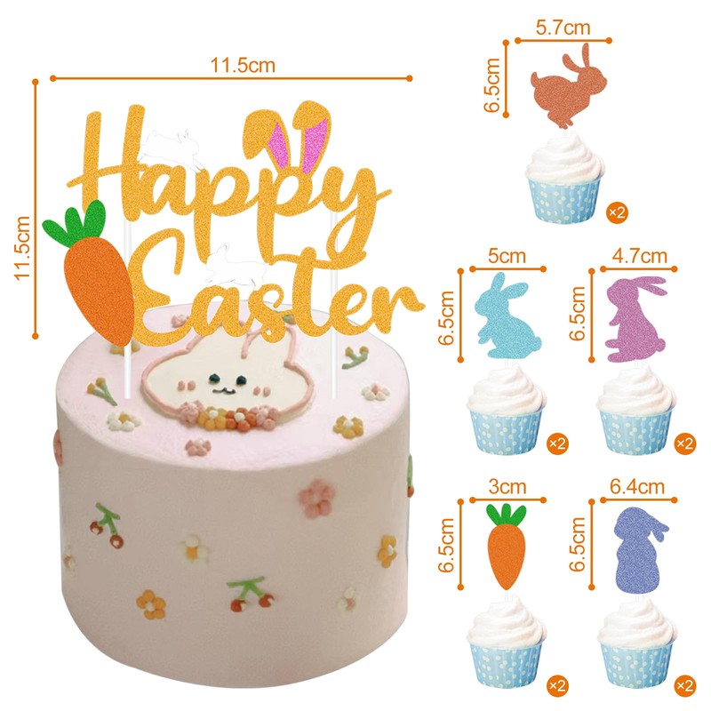JSTHHTT Osterdeko Banner, Happy Easter Girlande Ostern Deko, Ostereier Frohe