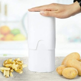 Manual Potato Slicer, Professional Potato Slicer, Vegetable with Grid for Slicing (Black)