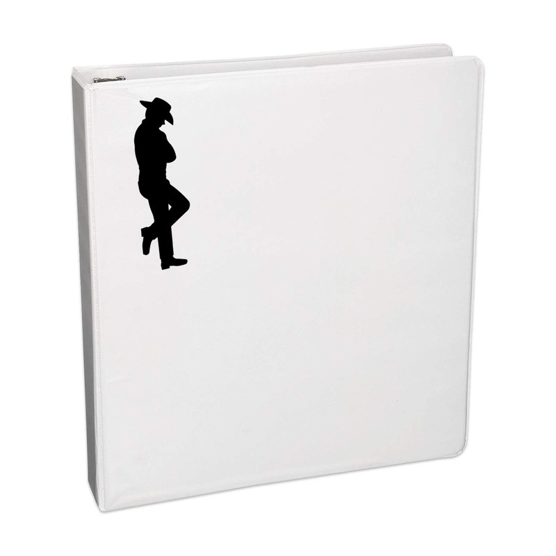 Bargain Max Decals Cowboy Silhouette Decal Notebook Car Laptop 5.5"